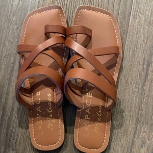 Matisse Melia Tan Strappy Sandals